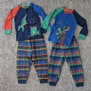 Toddler boys 4 Piece pajamas Set 2-3 years